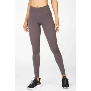 Fabletics Small SculptKnit Mauve Purple‎ Essential High Waist Knit Yoga Leggings